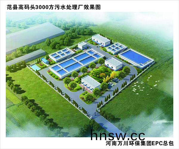 熱(re)烈慶祝濮(pu)陽市(shi)範縣(xian)龍王莊高碼頭3000方咊(he)龍王莊1500方汚水處理廠EPC總承包工程正式啟動