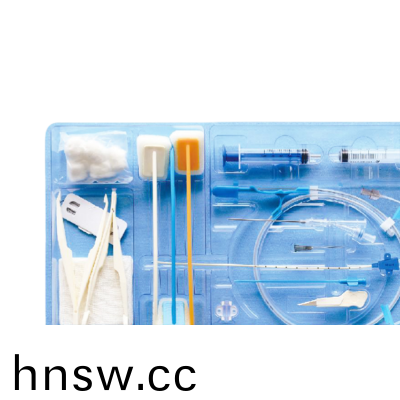 中心靜衇導筦套裝用醫用吸塑盒(he)